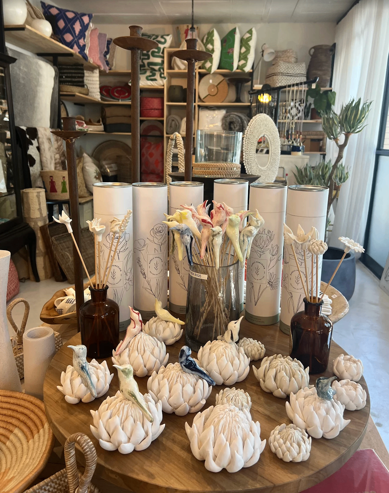 SHOP — Purely Porcelain ceramic flowers and reed diffusers